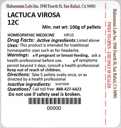 Lactuca Virosa 12C 100g - Lactuca Virosa 12C 100g